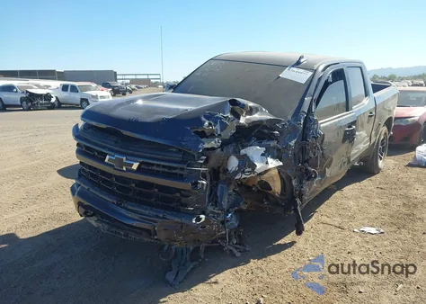 2024 Chevrolet Silverado 1500 4Wd Short Bed Rst из США, поврежденный, VIN 1GCUDEEL7RZ133272